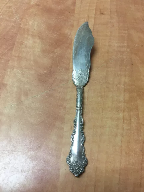 Vintage Stratford Silver Co. AXI Silverplate Butter Knife Ornate