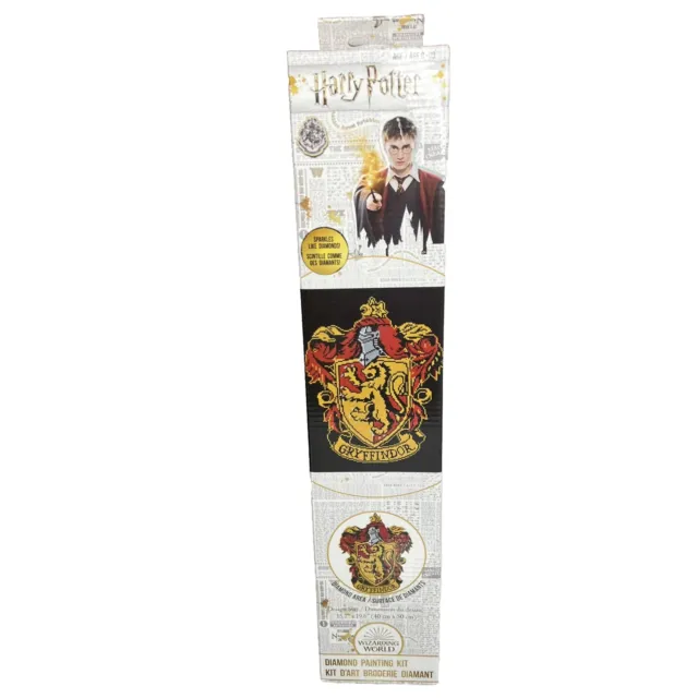 HARRY POTTER cross stitch kit COMPLETE 30x40cm color coded, STAG DEER, kids