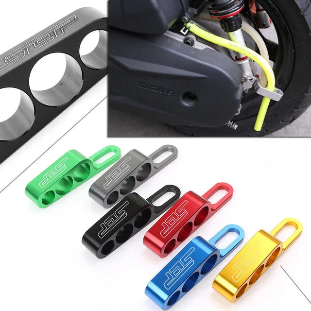 6 mm staffa universale per moto tre tubi tubo olio di scarto stent fisso 6 colori
