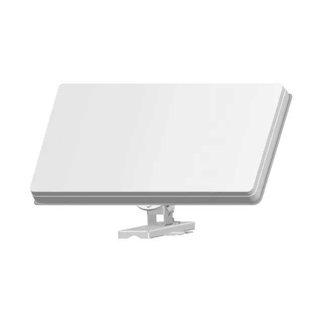 Selfsat H30D1 Flachantenne Single für 1 Teilnehmer HDTV & 4K UHD tauglich Weiss