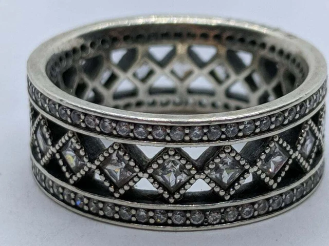 Pandora vintage openwork discount band ring
