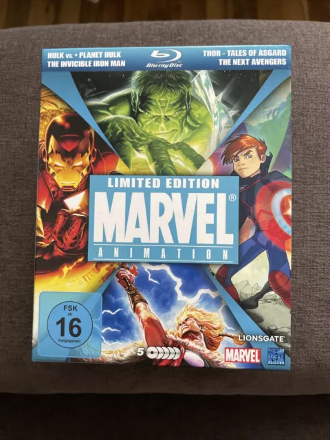 Marvel Animation Limited Edition blu - Rays deutsch Neu! aus Sammlung Auflösung!