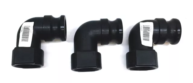Banjo 1-1/2 Inch 90 Degree Male Adapter With Female NPT 150A90 [Lot of 3] NOS