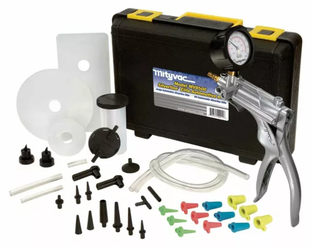 Mityvac Silverline Elite Automotive Vacuum & Pressure Pump Kit MV8500