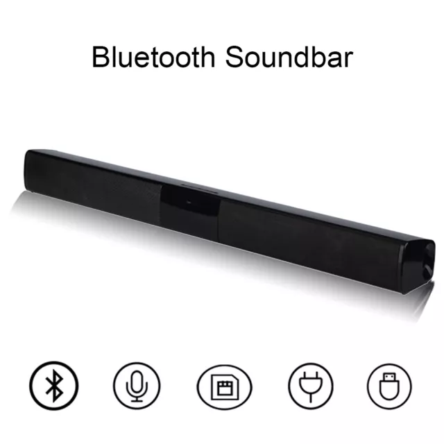 Bluetooth haut-parleur puissant 3D musique barre de son Home cinéma Aux 3.5mm TF