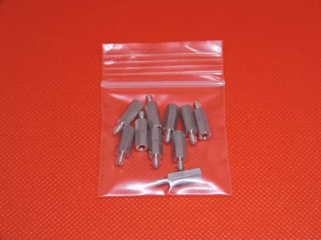 Qty 10: WJ Roberts Aluminum 4-40 Male Female x 1/2" Standoff Length w/ 1/4" Hex