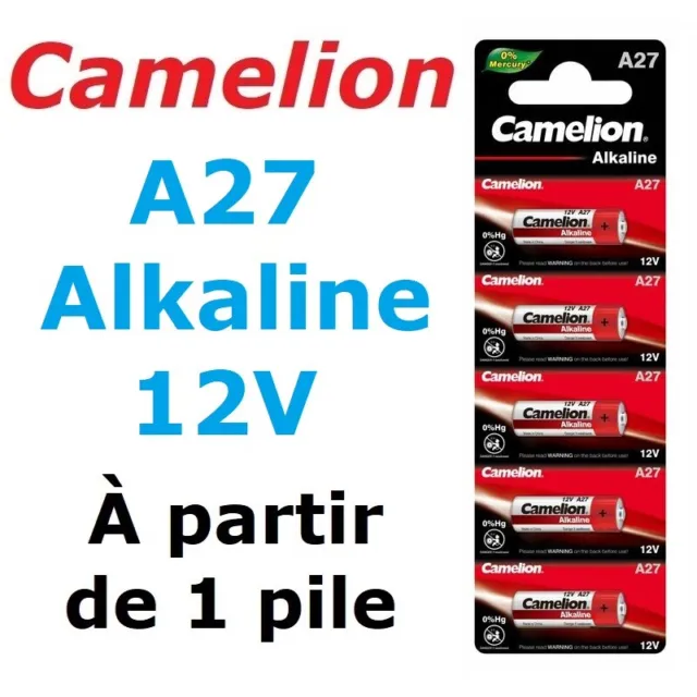 PILE ALCALINE 12V A27 27A L828 date d'expiration 12/2026 PoundMax 28x8mm  EUR 1,49 - PicClick FR