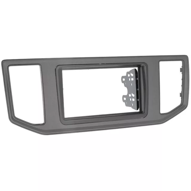 Radio Marco soporte 2DIN doble DIN para VW Crafter de 2016 negro gris