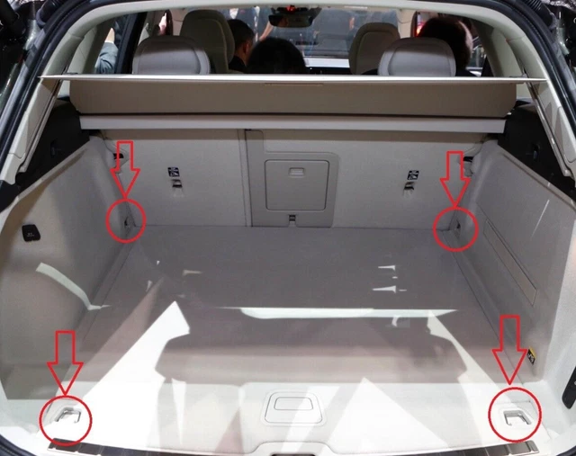 REAR TRUNK FLOOR Style Mesh Organizer  Cargo Net for VOLVO XC60 2010