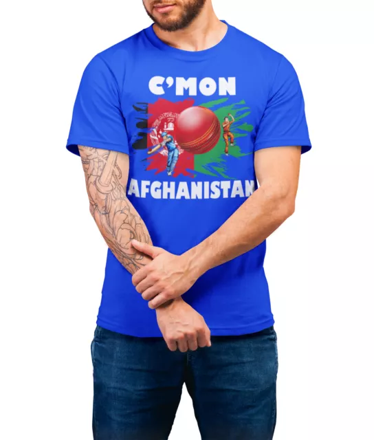 Cmon AFGHANISTAN Cricket Organic Eco Friendly T-Shirt Mens Womens Kids Jersey