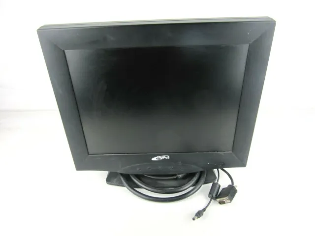 Digipos 15" Lcd Monitor Pos Point Of Sale System Tft 710A 710 A Black