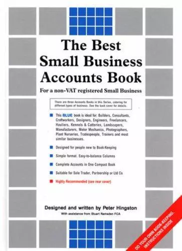 The Best Small Business Accounts Book (blue Version): For a Non-VAT Registered S