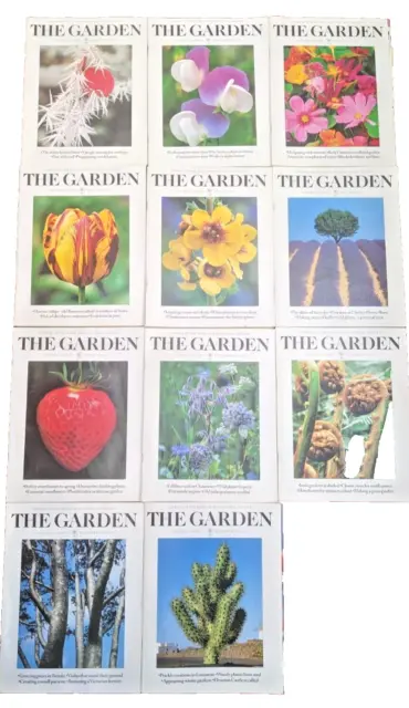 11 x RHS THE GARDEN MAGAZINE JOB LOT  1999 Vol 124 (complete except Jun)