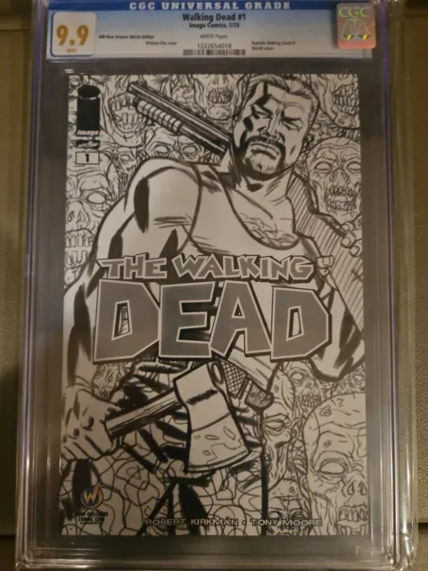 Walking Dead 1 New Orleans Michael Cho Sketch Edition Variant CGC 9.9