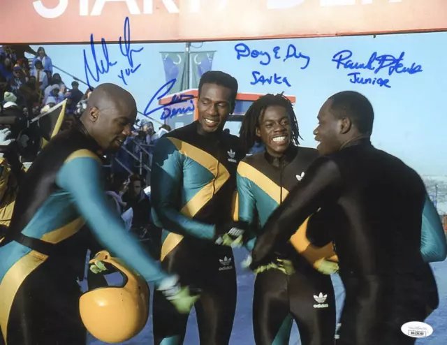 Cool Runnings Cast Signed 11X14 Photo Authentic Autograph Jsa Witness Coa 4