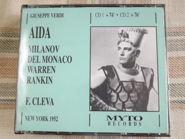 Verdi. 'Aida'. Historical Live Recording 1952  2 Cd Set.
