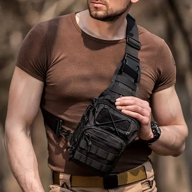 Men's tactical chest bag shop