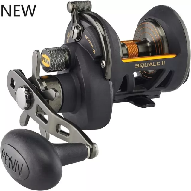 PENN Squall II Star Drag Conventional Fishing Reel,NEW