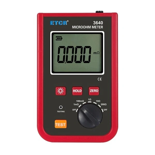 ETCR3640 Tester portatile resistenza milliohmmetro DC basso valore  IK