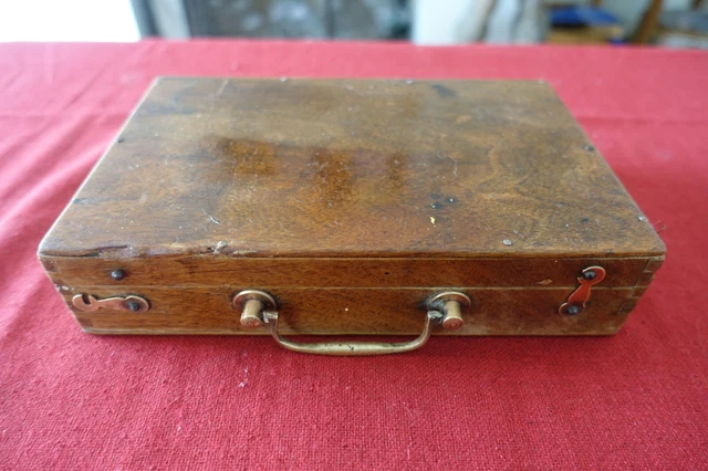 Petite Mallette Partenaire Bosca En Cuir Véritable Marron Foncé - Modèle #821-39 - Neuf Avec étiquettes