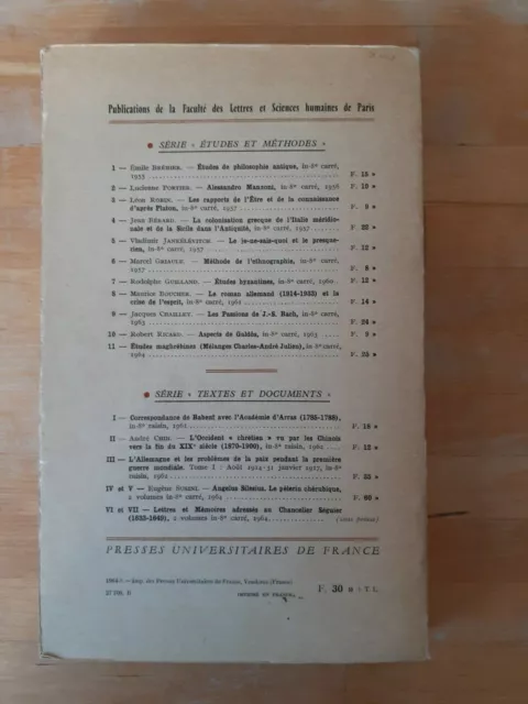 Anne-Marie Rocheblave-Spenlé - Les rôles masculins et féminins - PUF (1964) 3