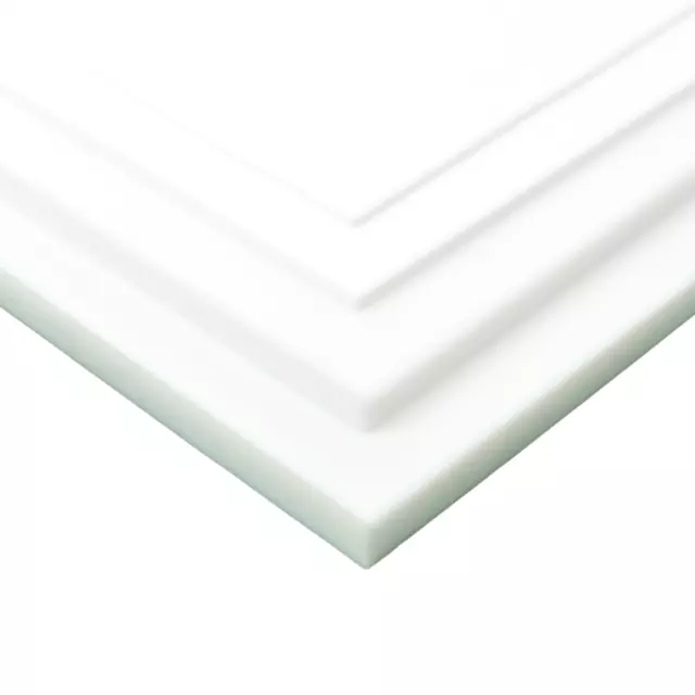 White (Natural) Teflon PTFE Virgin Plastic Sheet, Various Sizes and Thicknesses