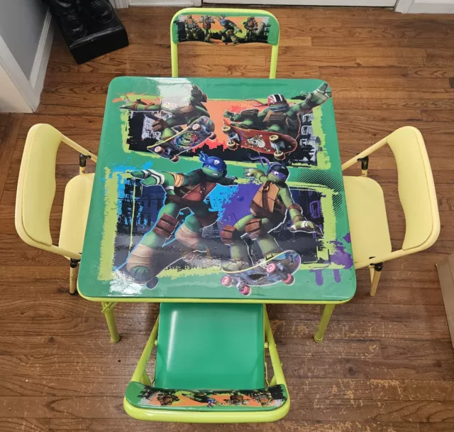 2013 Teenage mutant ninja turtles Kids folding Table And Chair Nickelodeon  TMNT