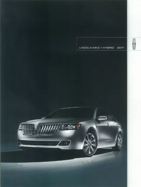 2011 Lincoln MKZ + Hybrid Sales Literature Piece Brochure Advertisement Options