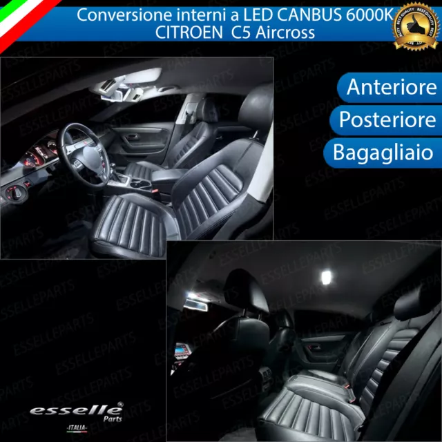 Kit Led Interni Citroen C5 Aircross Conversione Completa Canbus 6000K No Error