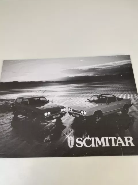 Reliant Scimitar GTE & GTC Car Sales brochure c1982/1983 FREE POSTAGE