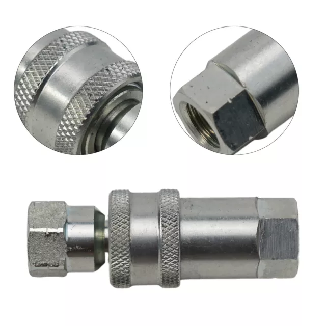 Quick-Release Fitting NPT ISO A Hydraulic Coupling-Connector 1/4,3/8,1/2,3/4 2