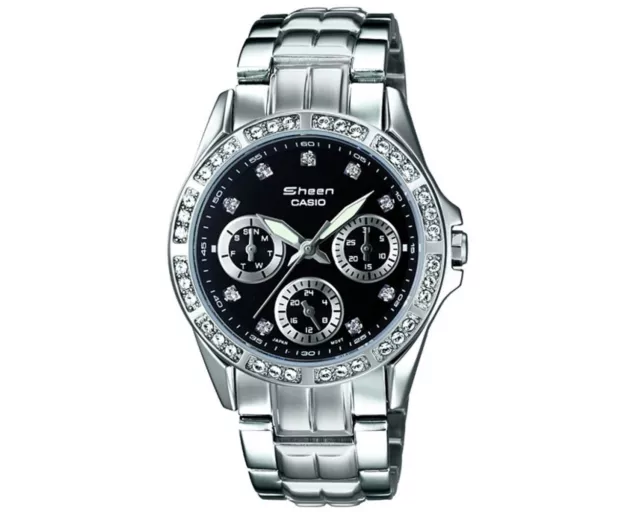 CASIO SHEEN WATCH SHN 3013D 1ADF 89.00 PicClick UK
