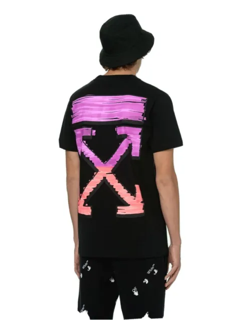 NEW!! Off white Purple Gradient marker shirt Size Small