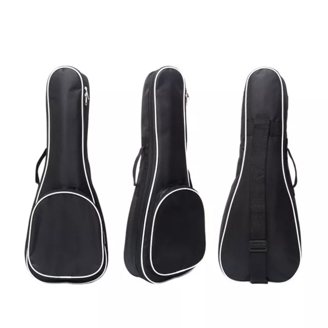 Ukulele Soft Case Uke Banjolele Bag Concert 21/23/26in Size Black Carry Case