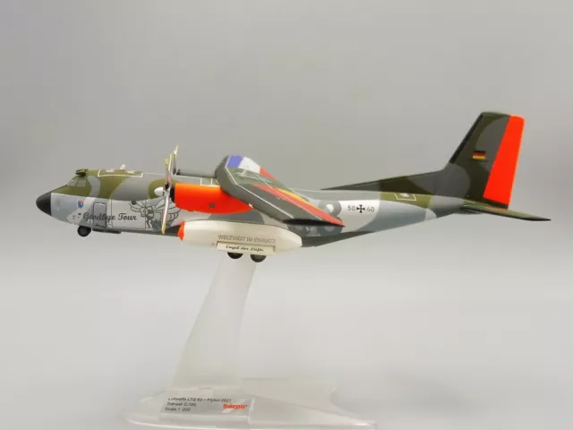 TRANSALL C-160 LUFTWAFFE 1/200 Herpa 571562 LTG 63 Bundeswehr RETRO BRUMMEL