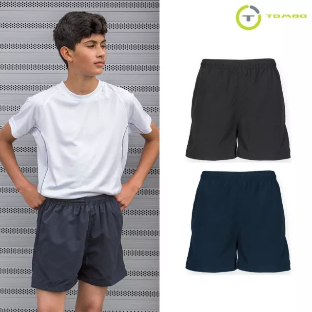 Tombo Teamsport pantaloncini da pista bambini Start-Line (TL809) - Pantaloncini scuola palestra