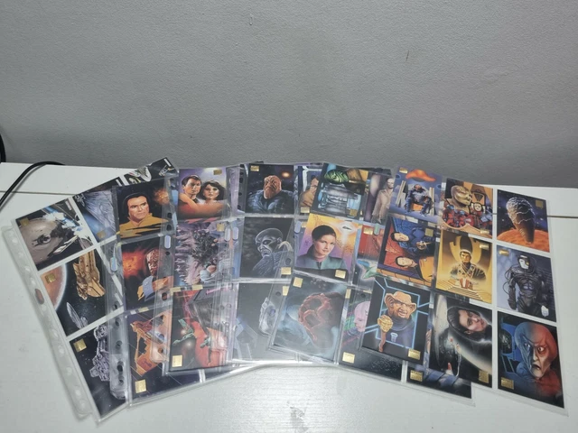 Vintage STAR TREK: MASTER Series 1994 Base Card SET!!! 70 Cards Skybox