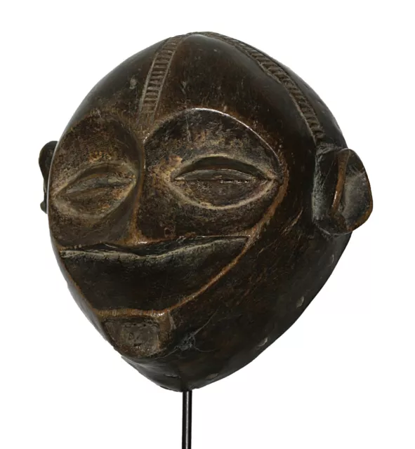 African Mask Wood Luba Congo Katanga Antiques Vintage Ethnic Tribal Wooden Art