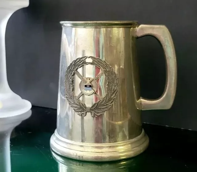 UNITED STATES Air Force Emblem Gentry Pewter Mug Tankard Stein Cup ~ military