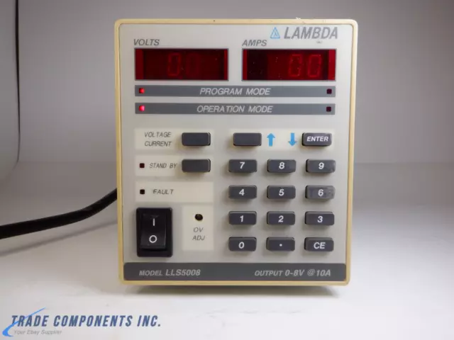 Lambda Model Lls5008 Dc Power Supply