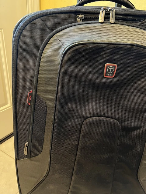 Used TUMI T-TECH Black 27” Upright 2 Wheeled Expandable Long Trip Suitcase 2