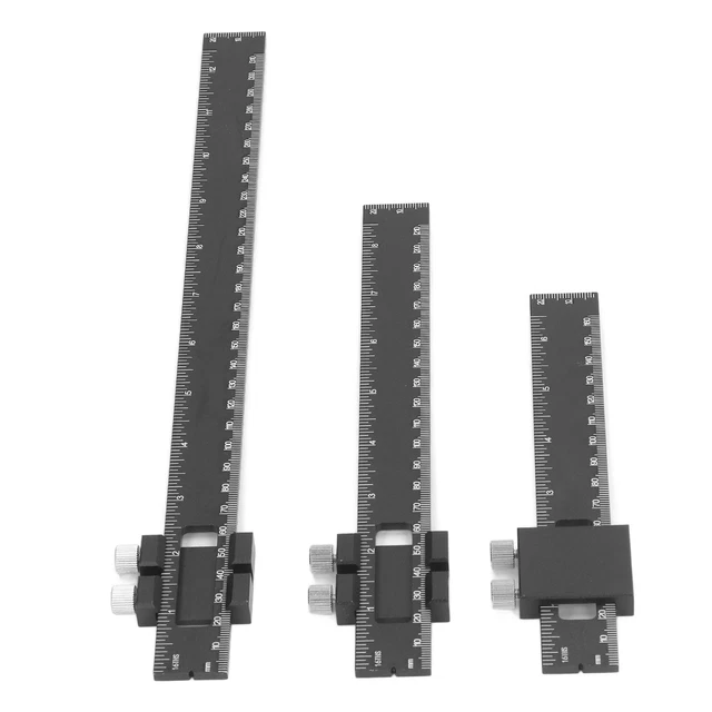 3Pcs Marcatura Per La Lavorazione Del Legno Righello Di Misurazione Marcatura