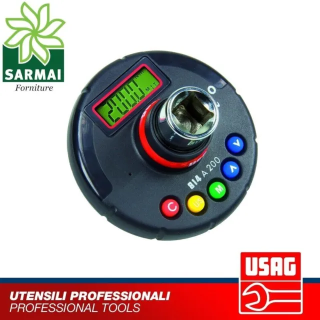 USAG 814A Dispositivo digitale coppia angolo chiave dinamometrica 40 - 200 Nm