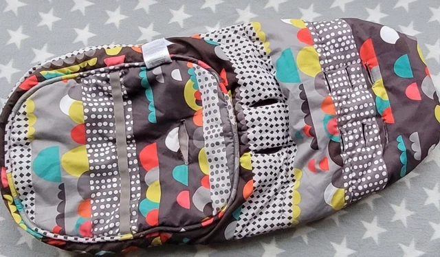 Mamas & Papas kaltes Wetter Winter Fußmuff Kuscheltasche türkis rot Senf 7