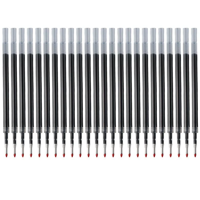 24 PCS NEUTRAL refill Black Bullet tip refill Ink Pen Refills Office
