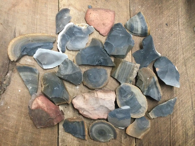 5 Lbs Beginner Flint Knapping Batch of Flint