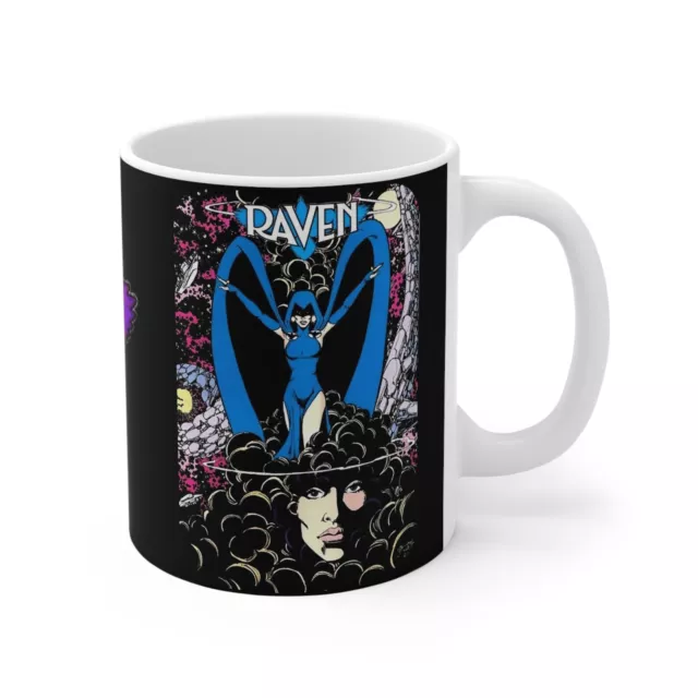 Raven Coffee Mug - New Teen Titans - George Perez Art - DC Comics - Mug 11oz