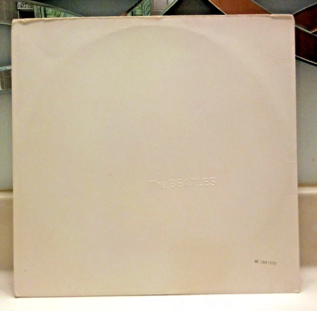 Beatles White Album 1st French Pressing Top Loader LOW Number 0001232 HEAR Beatles White Album 1st French Pressing Top Loader LOW Number 0001232 HEAR