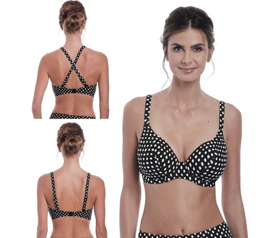FANTASIE Santa Monica FS6723 Con Ferretto Imbottito Top Bikini Nero CS 