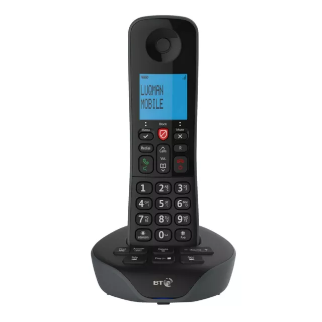 BT Essential X Single Cordless Phone Telephone Nuisance Call Blocker